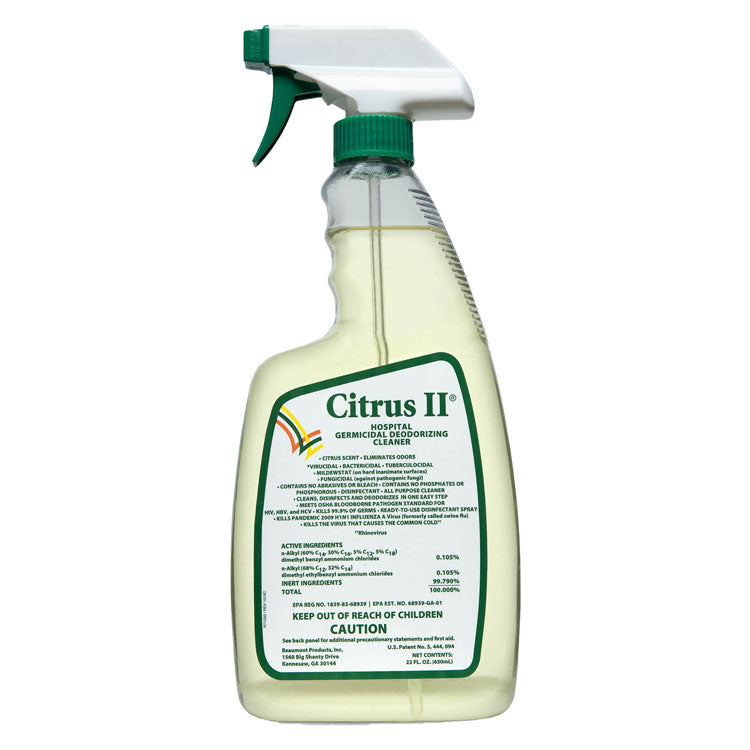 Citrus II Germicidal Deodorizing Cleaner (22 oz)