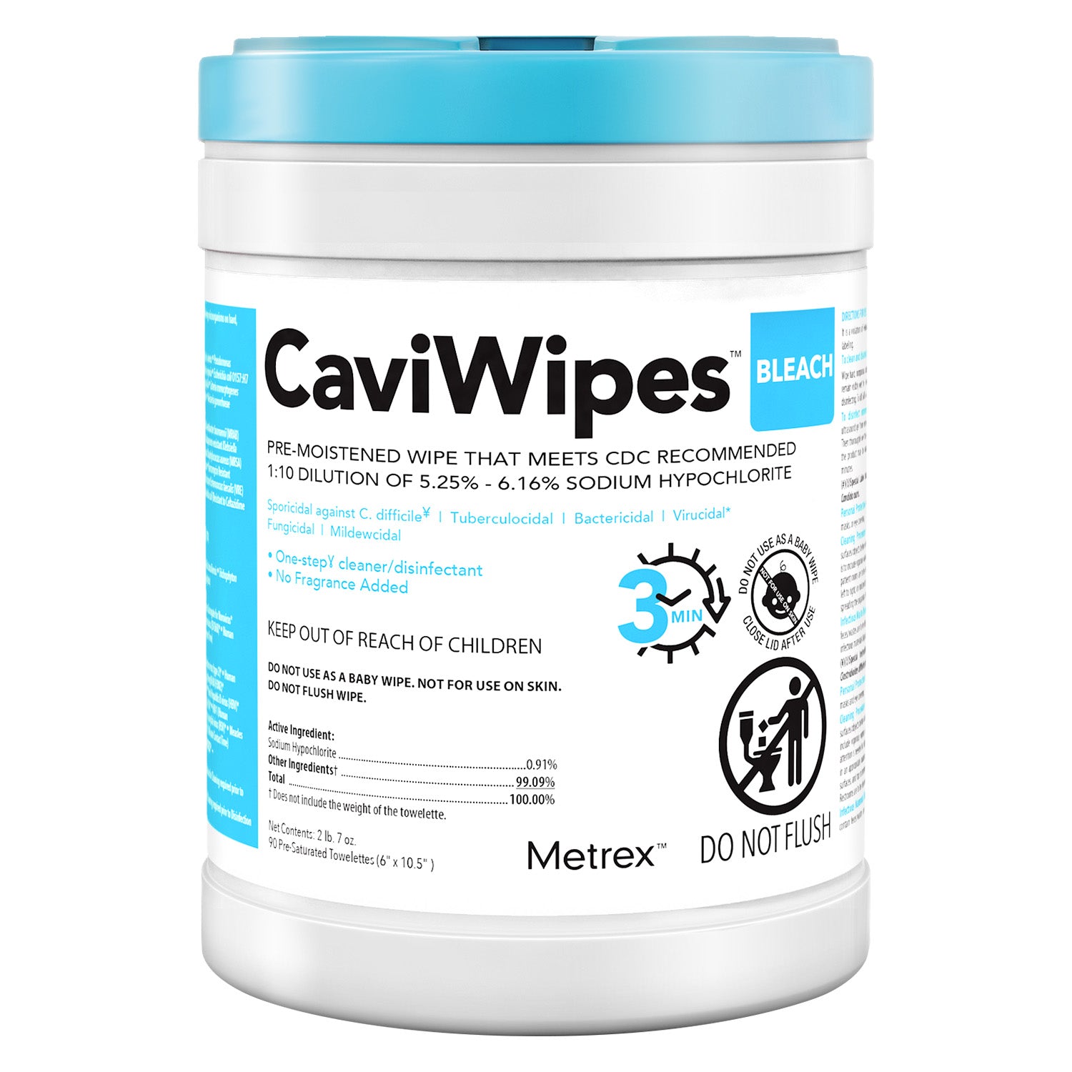 CaviWipes Bleach Wipes (90-ct)