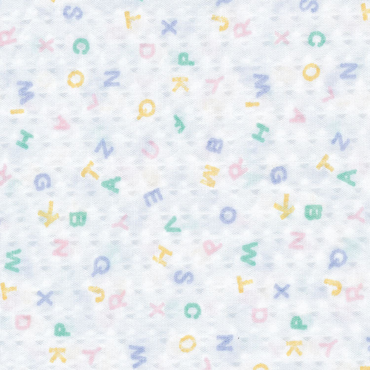 Angeles Rest Standard Cot Sheets - ABC Print (4-ct)