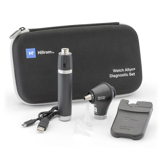 Welch Allyn MacroView Plus LED Otoscope Diagnostic Set