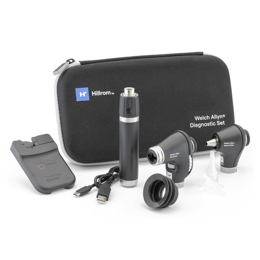 Welch Allyn MacroView Plus LED Otoscope & PanOptic Plus LED Ophthalmoscope Diagnostic Set