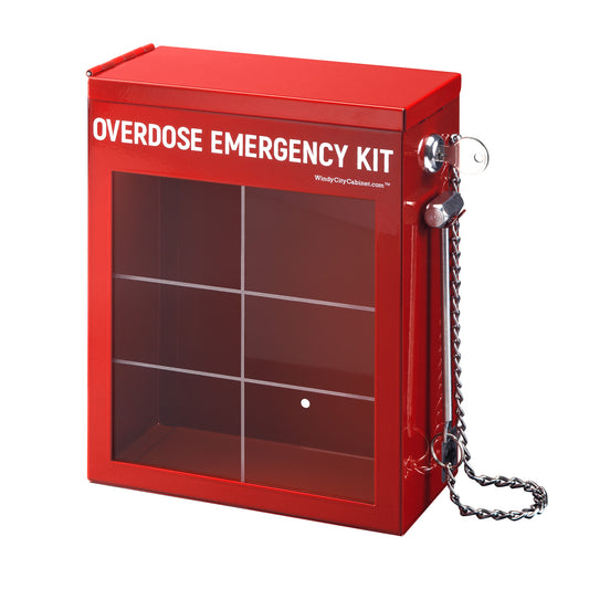 Overdose Emergency Kit Locking Cabinet