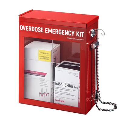 Overdose Emergency Kit Locking Cabinet