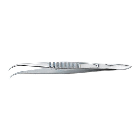 Splinter Forceps - 4 1/2" Fine Point (Curved)