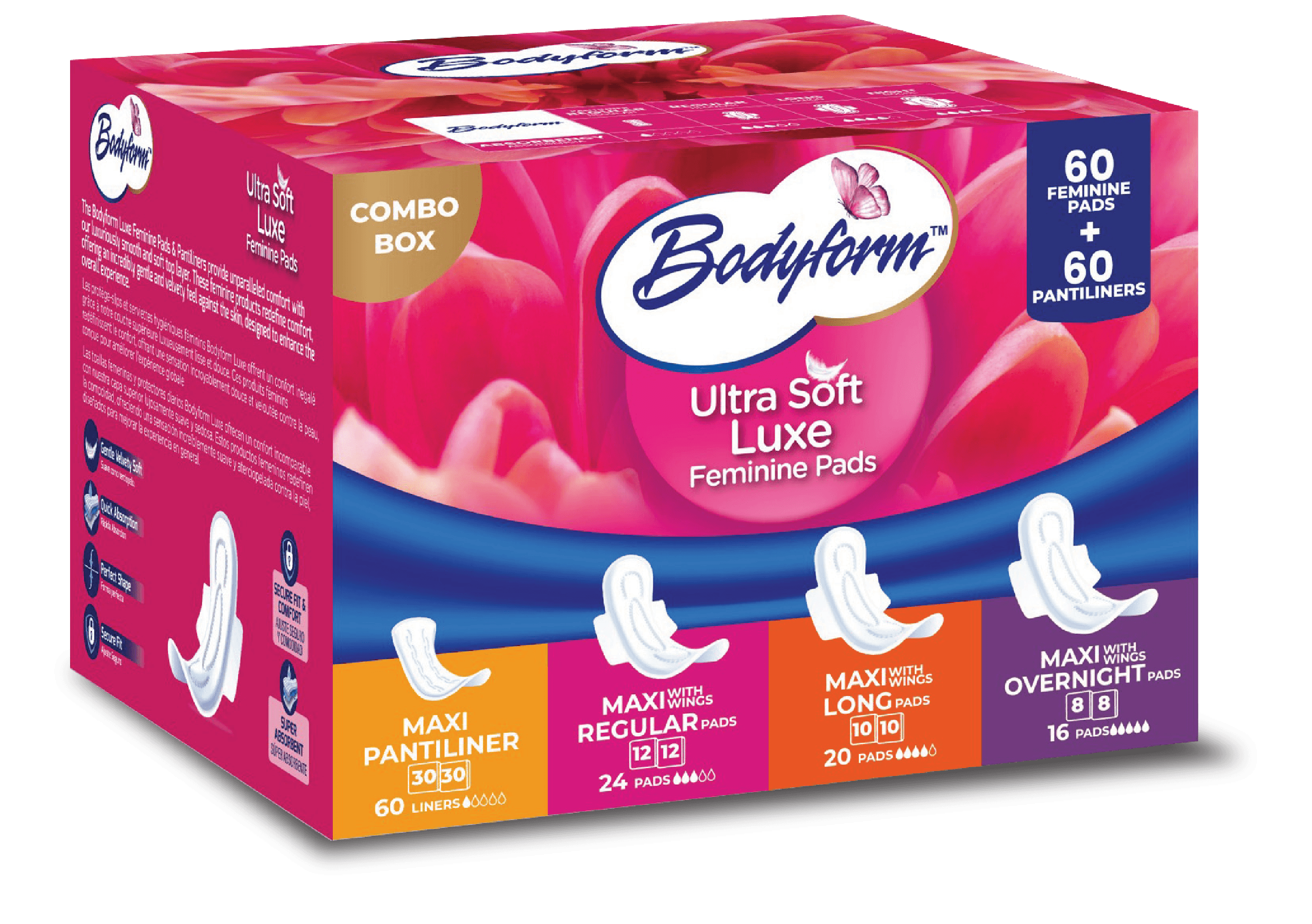 Bodyform Maxi Combo Box (120-ct)