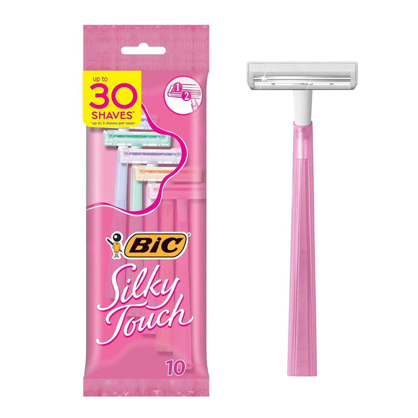 36130 BIC Silky Touch Disposable Razors (5-ct)