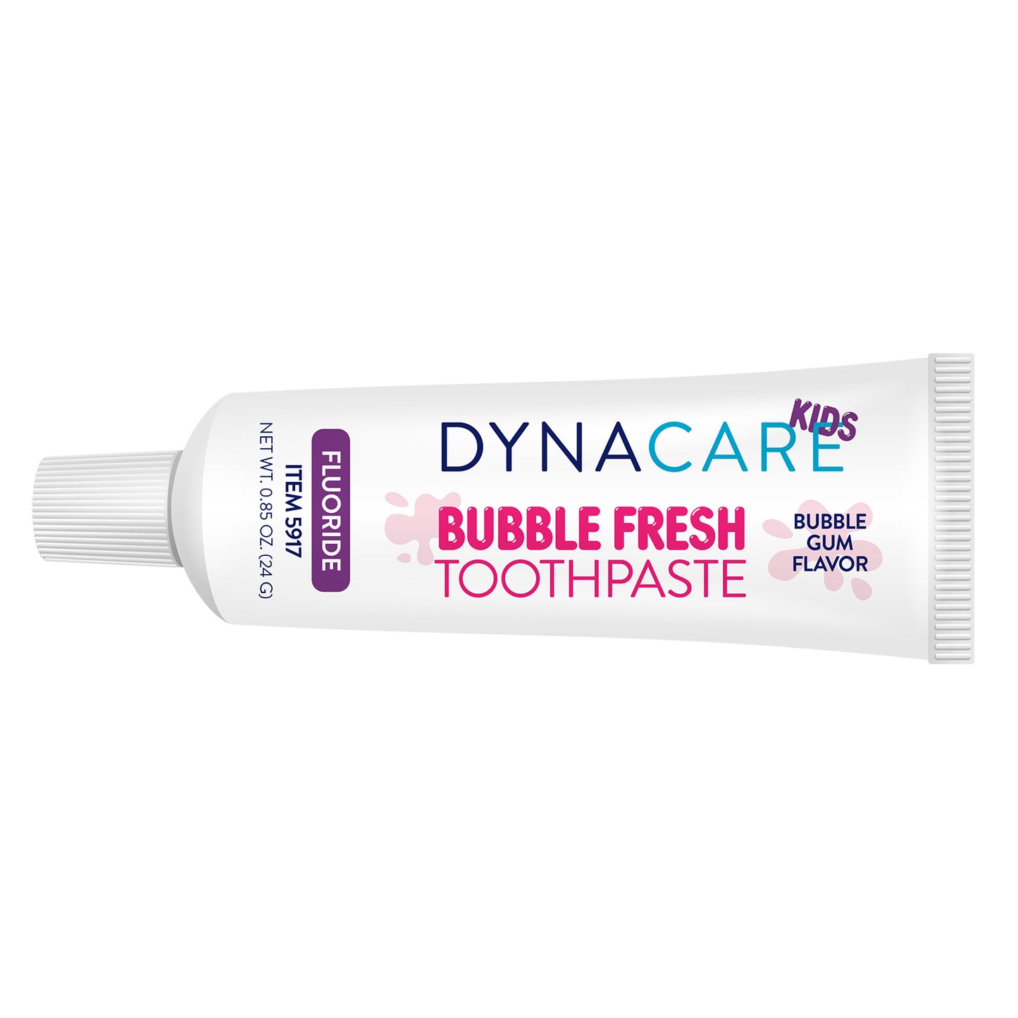 Bubble Gum Flavor Fluoride Toothpaste - 0.85 oz Tube (144-ct)