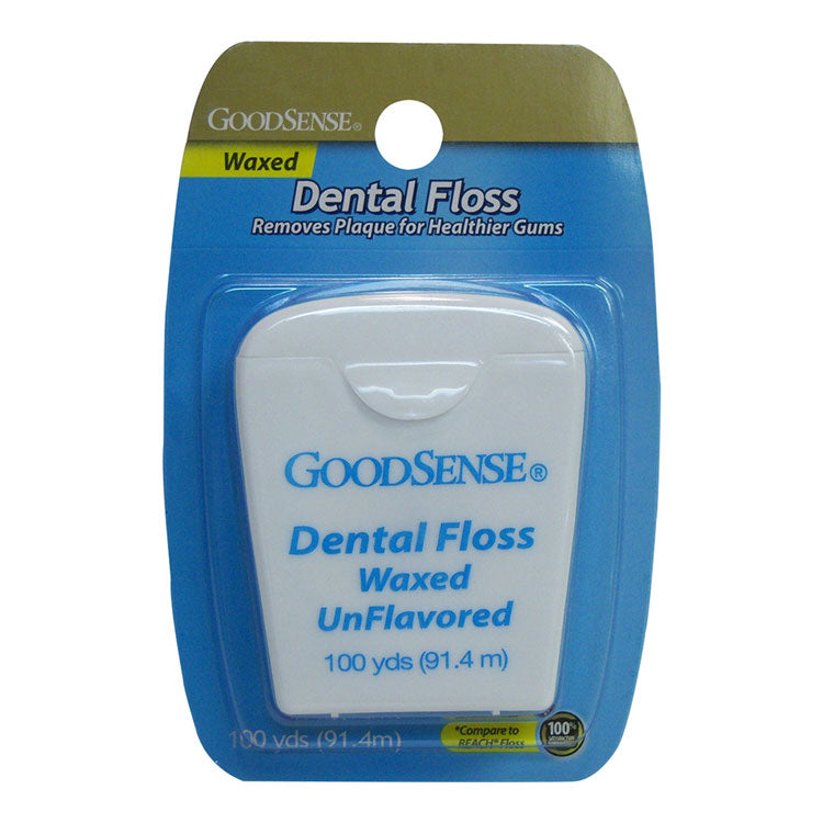 Waxed Dental Floss - Unflavored (100 yds)