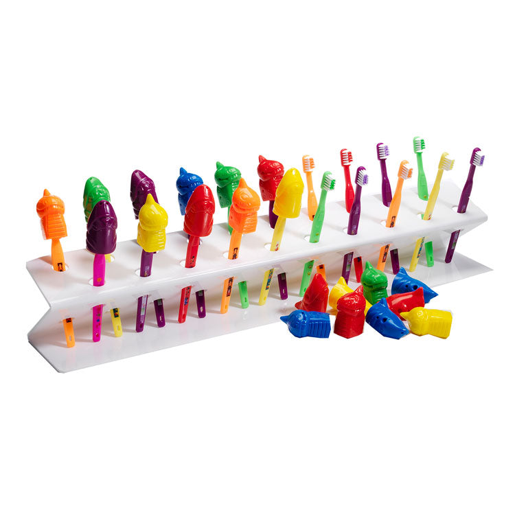 Toothbrush Rack Set - 20 Count Rack (Only) – School Nurse Supply