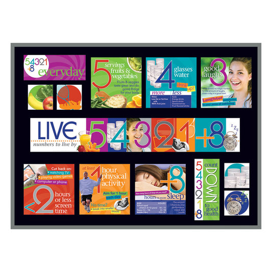 Live 54321+8 Bulletin Board Kit