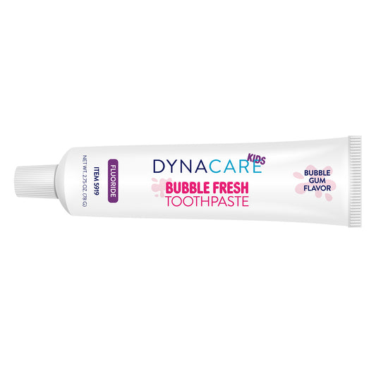 Bubble Gum Flavor Fluoride Toothpaste - 3.0 oz Tube