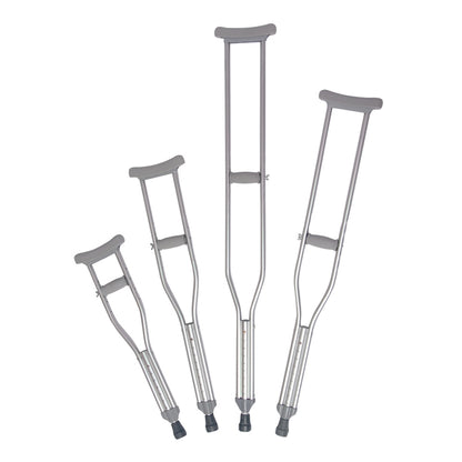 Adjustable Aluminum Crutches - Large