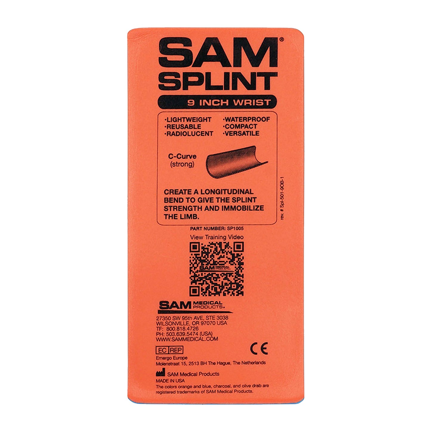 SAM Splints (9" x 4 1/4")