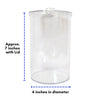 Unlabeled Clear Plastic - Individual Jar