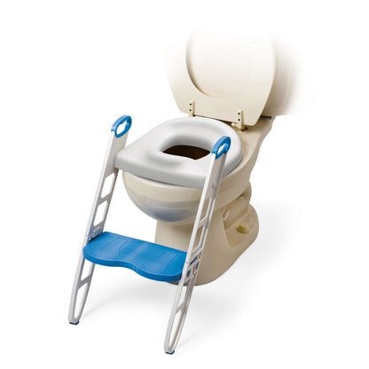 Contoured Cushie Step-Up Padded Potty Seat with Step Stool