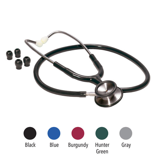 Stainless Steel Stethoscope - Black