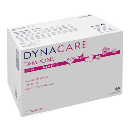 DynaCare Plastic Tampons - Super (225-ct)