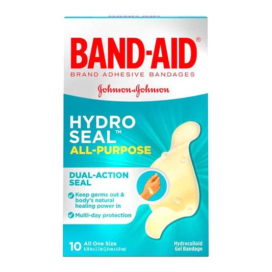 BAND-AID Hydro Seal Hydrocolloid Gel Bandages - All-Purpose (10-ct)