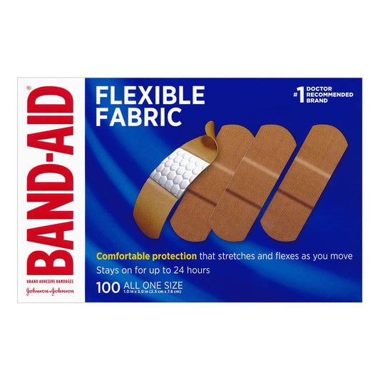 BAND-AID Flexible Fabric Strips - 1" x 3" (1,200-ct)