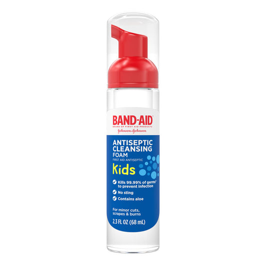 BAND-AID Antiseptic Cleansing Foam for Kids (2.3 oz)