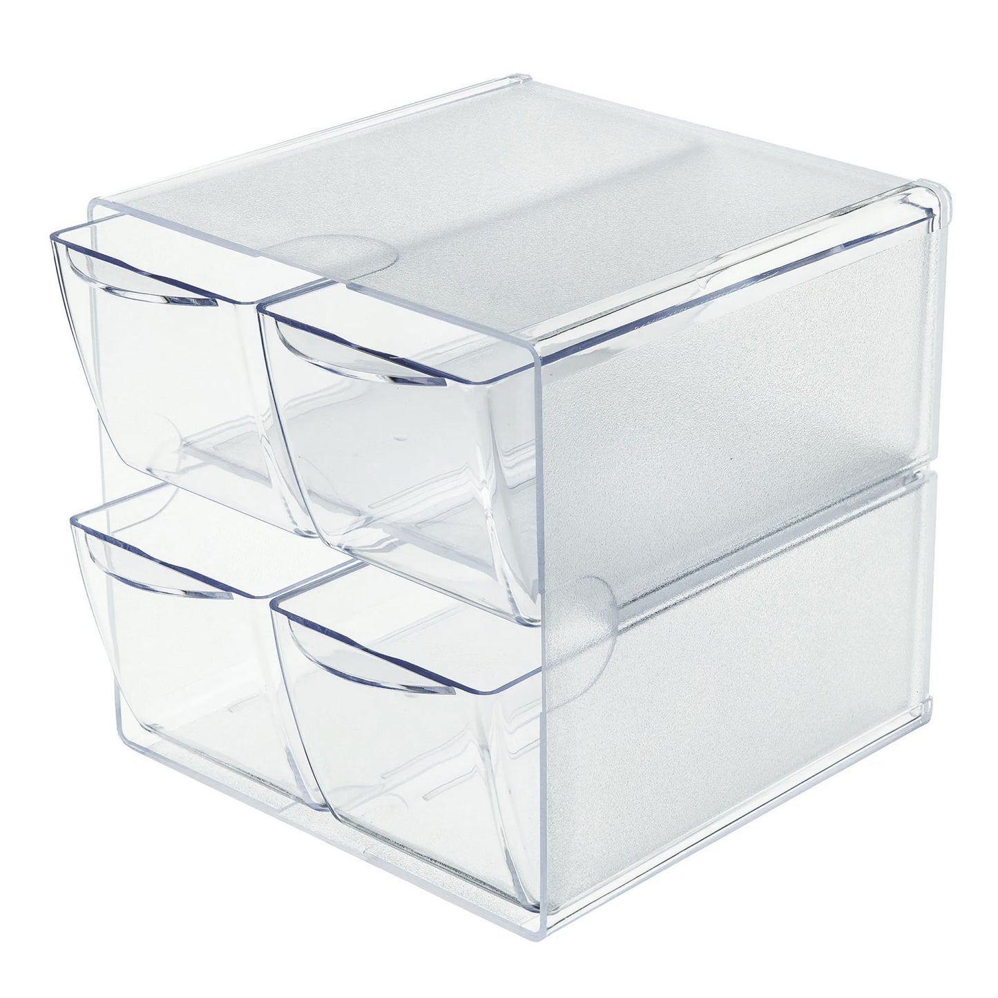 4-Drawer Stackable Cube Organizer