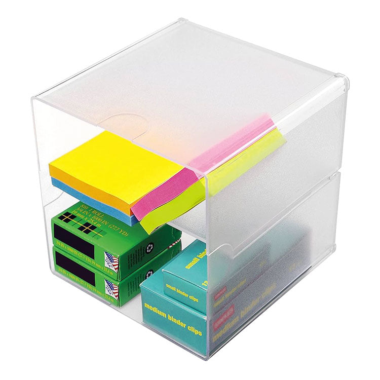 Stackable Cube Organizer with Shelf