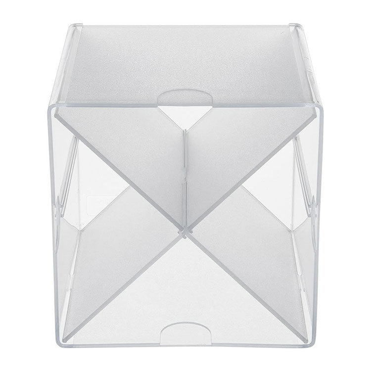 Stackable Cube Organizer with X-Divider