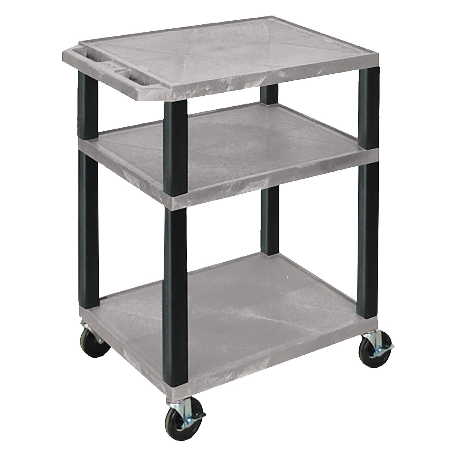 3-Shelf Utility Cart - Gray