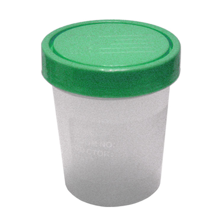 Specimen Containers with Lids - Non-Sterile (25-ct)