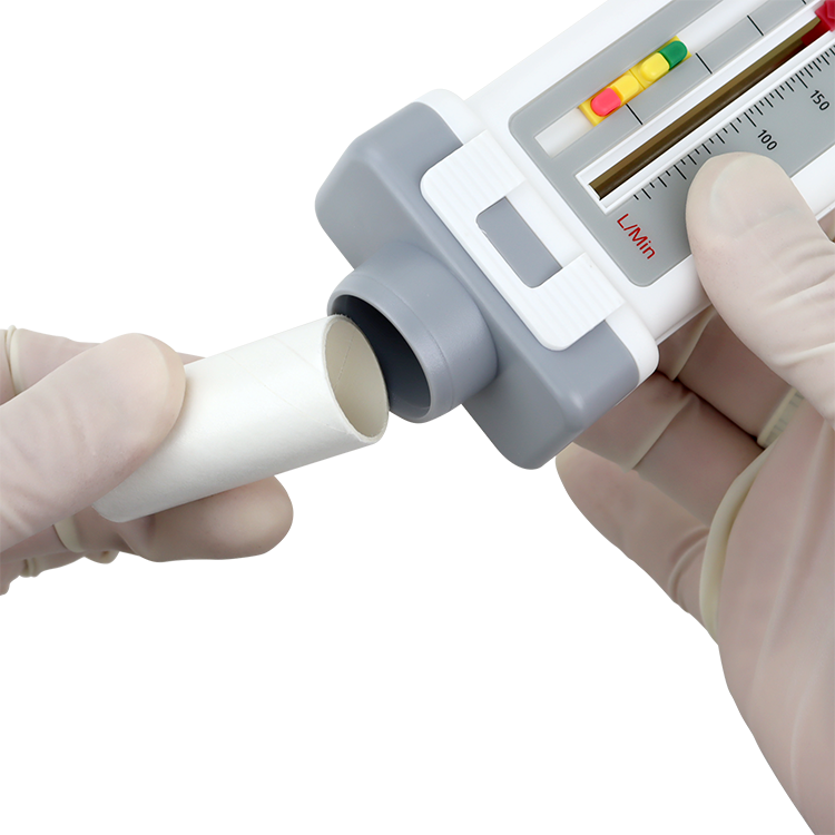 Dynarex Resp-O2 Peak Flow Meter - Cardboard Mouthpieces