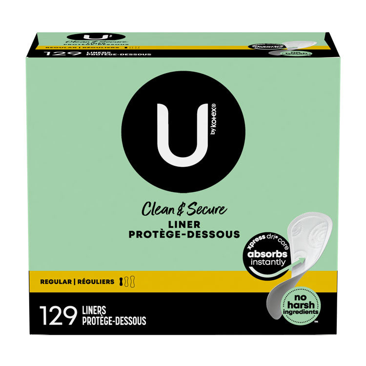 U Clean & Secure Panty Liners - Bulk (129-ct)