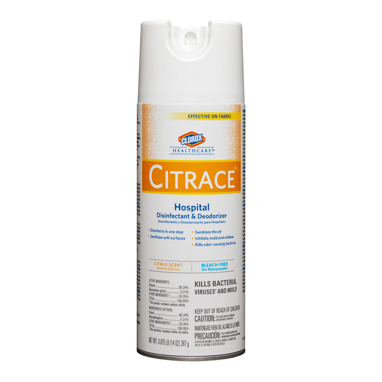 Clorox Citrace Hospital Disinfectant & Deodorizer (14 oz)