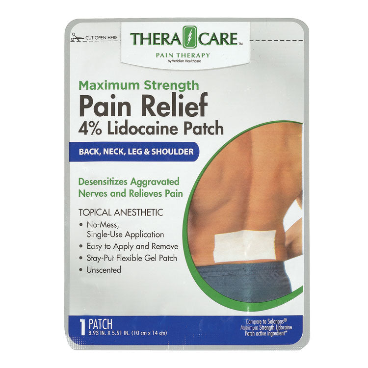 THERACARE 4% Maximum Strength Pain Relief Lidocaine Patches (6-ct)