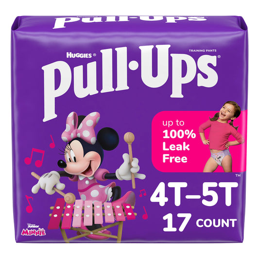 Huggies Pull-Ups Training Pants- Size 4T-5T 38-50 lbs, Girl (17-ct)