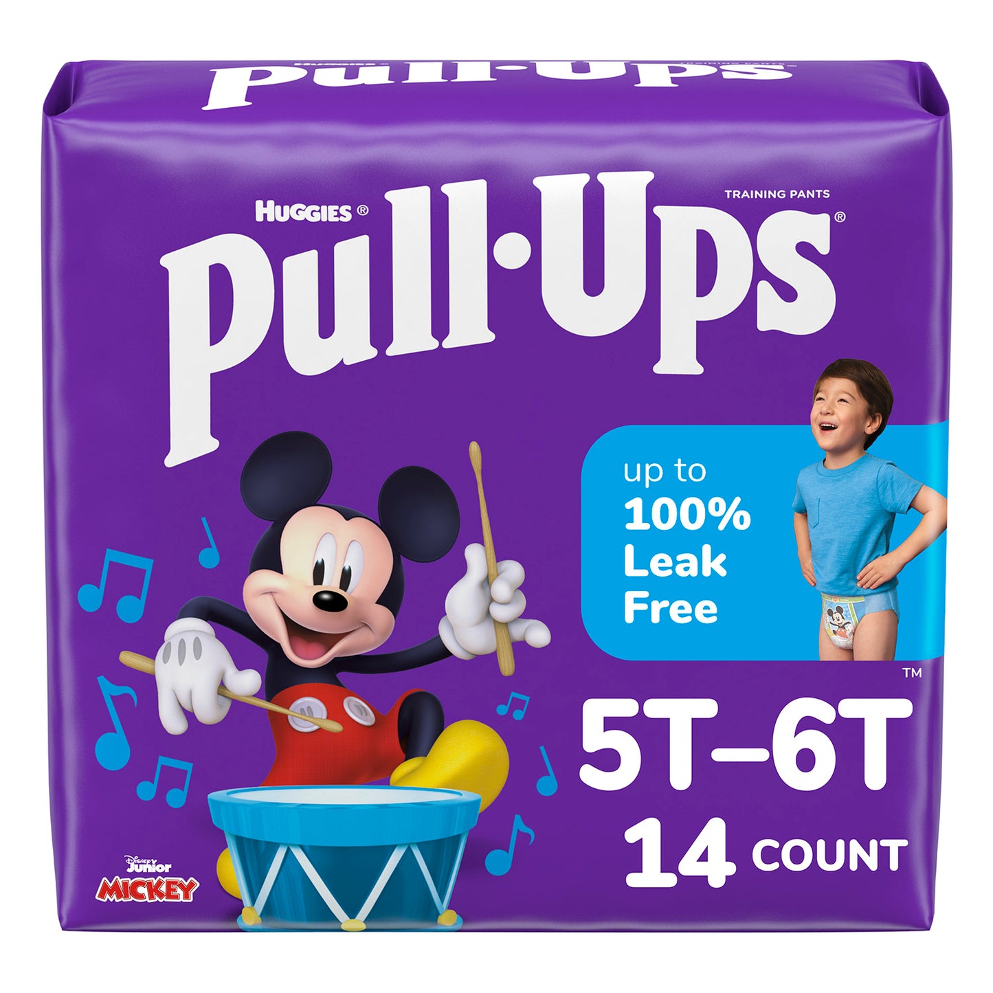 Huggies Pull-Ups Training Pants- Size 5T-6T 46-60 lbs, Boy (14-ct)