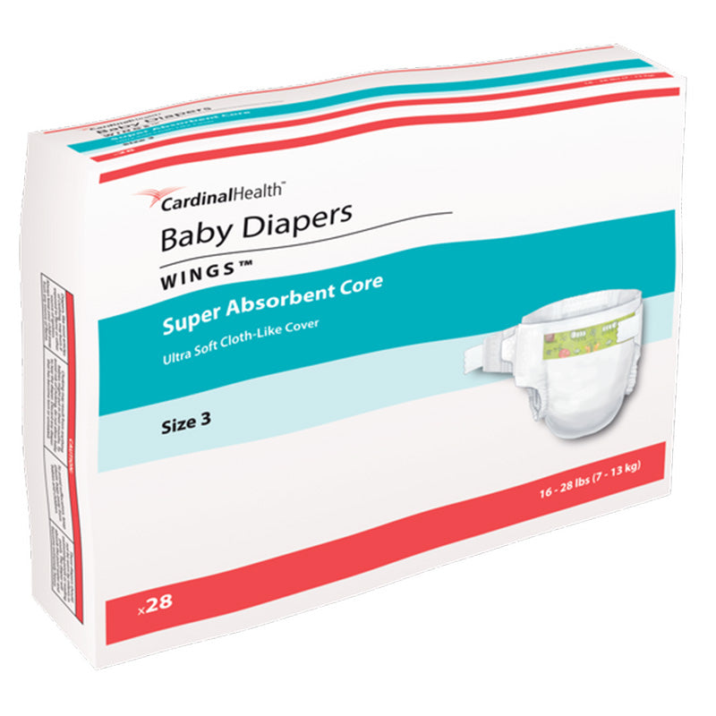 Cardinal Health Diapers - Size 3, 16-24 lbs (28-ct)