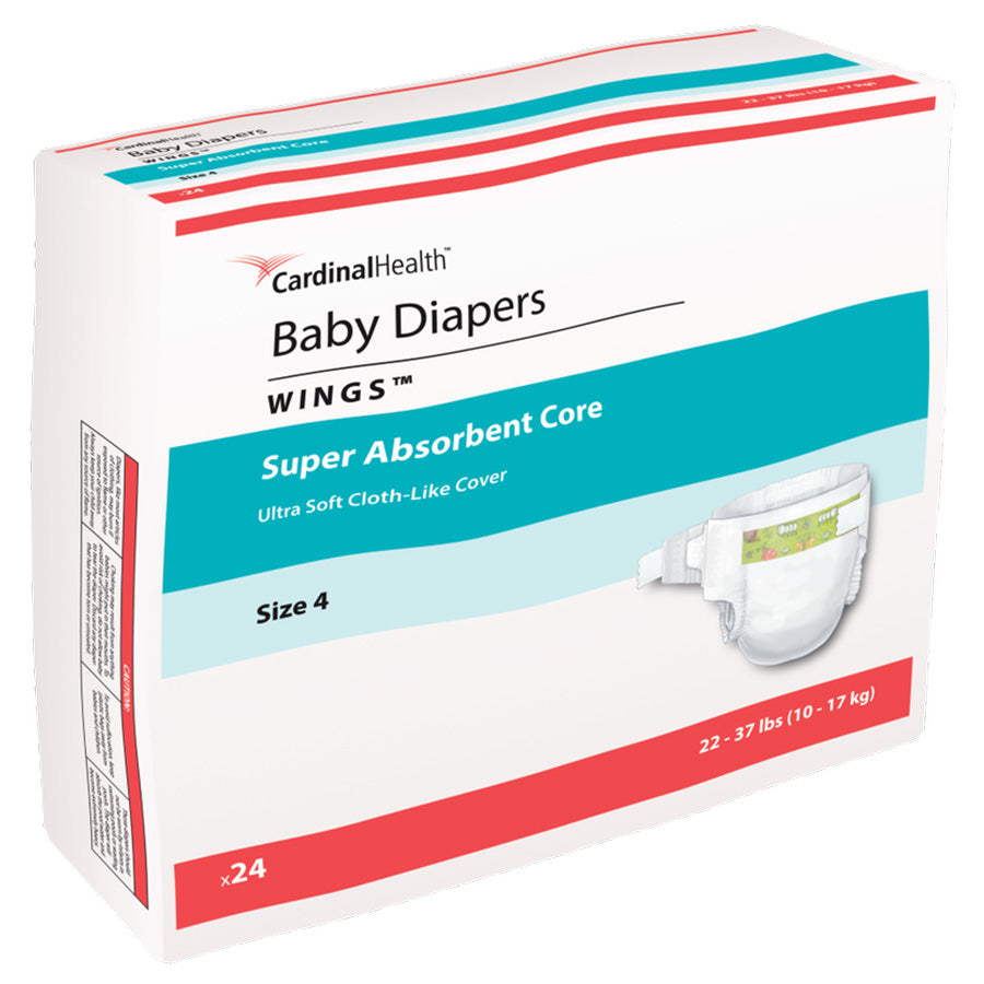 Cardinal Health Diapers - Size 4, 22-35 lbs (24-ct)