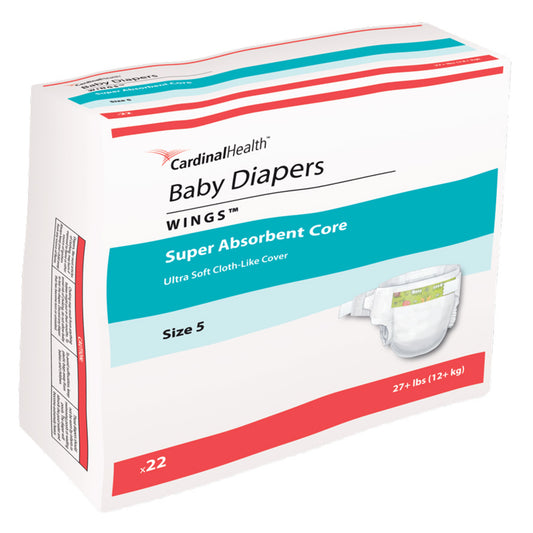 Cardinal Health Diapers - Size 5, 30+ lbs (22-ct)