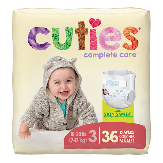 Cuties Diapers - Size 3, 16-28 lbs. (36-ct)