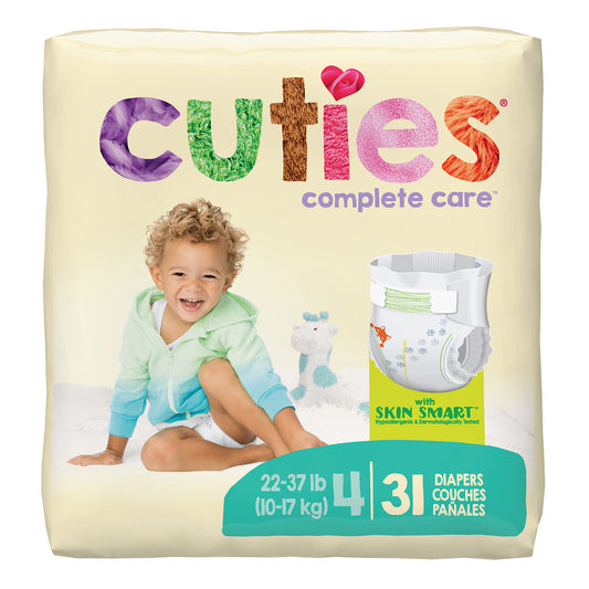 Cuties Diapers - Size 4, 22-37 lbs. (31-ct)