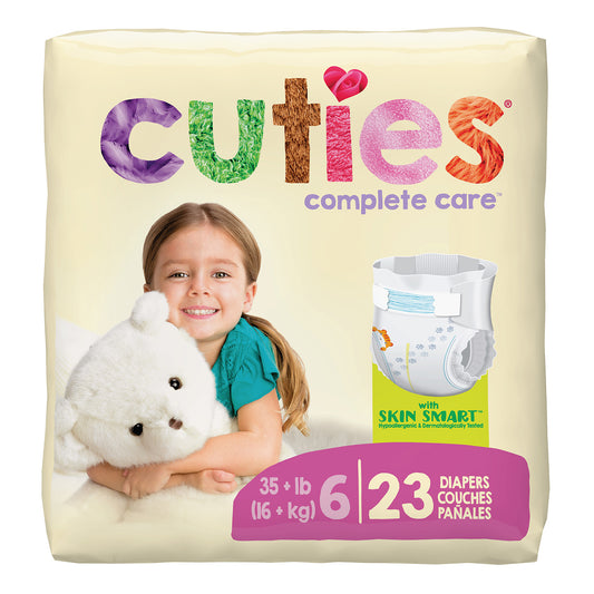 Cuties Diapers - Size 6, 35+ lbs. (23-ct)