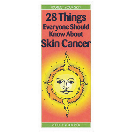 28 Things Everyone Should Know About Skin Cancer (50-ct)