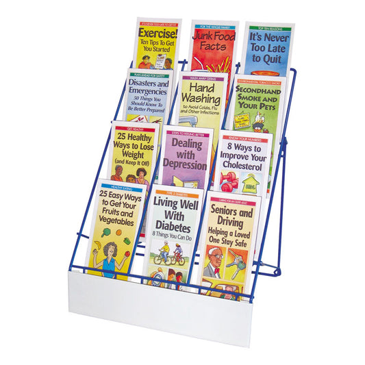 12-Pocket Pamphlet Rack