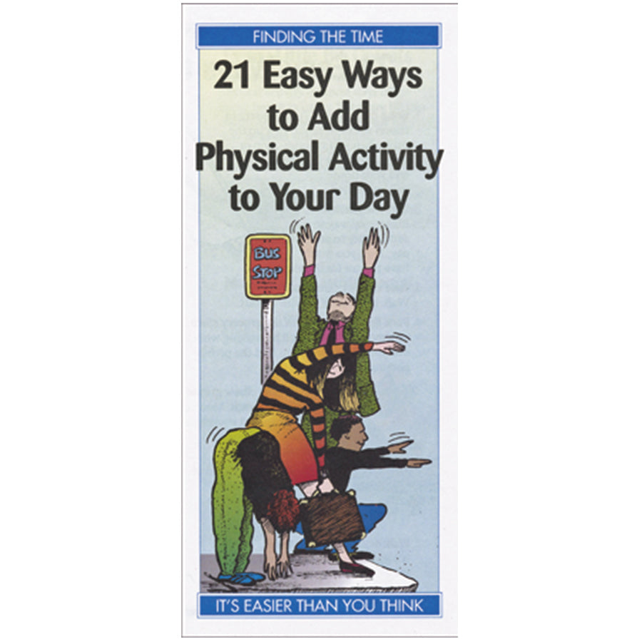 21 Easy Ways to Add Physical Activity to Your Day (50-ct)