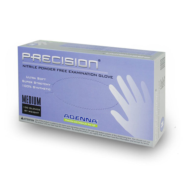 PRECISION Nitrile Powder-Free Exam Gloves - Large (100-ct) **CASE of 10**