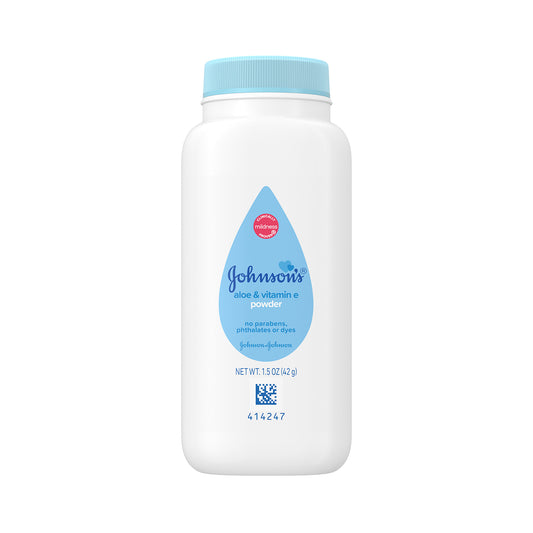 Johnson's Aloe & Vitamin E Baby Powder (1.5 oz)