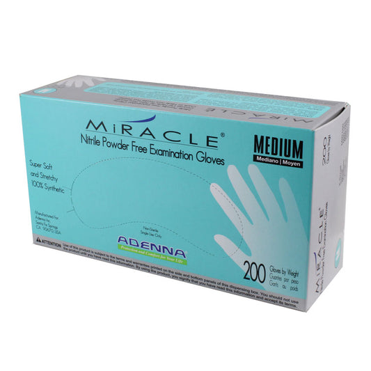 MIRACLE Nitrile Powder-Free Gloves - Large (200-ct)