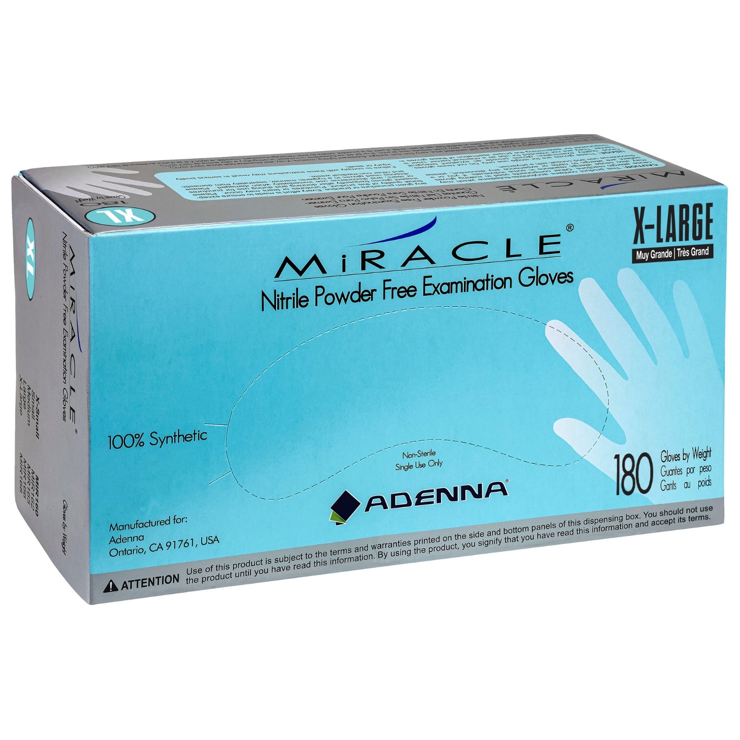 Adenna Miracle Nitrile Exam Gloves