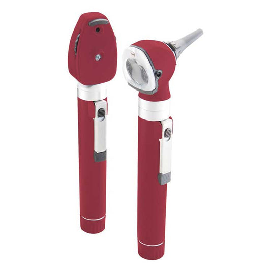 ADC Diagnostix Pocket Otoscope & Opthalmoscope Set (Burgundy)