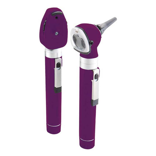 ADC Diagnostix Pocket Otoscope & Opthalmoscope Set (Purple)